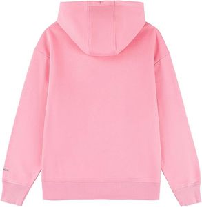 <b>Pink</b> Unisex Zip Up Hoodie Raglan Sleeve Loose Fit <b>Sweatshirt</b> With Front Pocket - Product Image 2