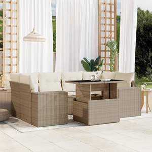 Set Divano da Giardino Beige - Product Image 1