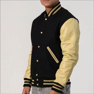 Team Jacket,Plain Varsity Custom Letterman Cotton Men Old School Varsity Jackets Men Wholesale Blank Varsity Jackets Cropped - Product Image 2