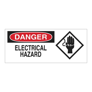 Panneau de signalisation de danger électrique - Panneau de sécurité haute visibilité OSHA/ANSI pour les zones industrielles - Product Image 2