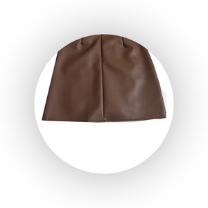 Jupe en cuir véritable personnalisée de qualité supérieure pour femme – Vêtement d'extérieur tendance à prix abordable – Jupes en cuir grande taille pour femme - Product Image 2