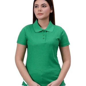 Polo personnalisé pour femme à manches courtes 100% coton original respirant, chemises blanches pour femme, vêtements de sport décontractés, polo pour femmes - Product Image 2