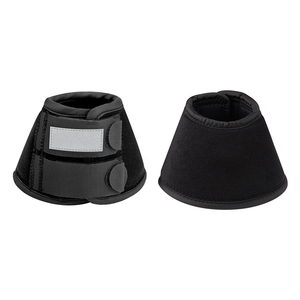 Botas Protectoras para Caballos de Cuero Sintético de Primera Calidad, Color Sólido, Protección para las Patas Equinas, para Entrenamiento de Equitación, Equipo Ecuestre - Product Image 4