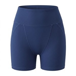 Pantalones cortos de Yoga cómodos para mujer, pantalones cortos deportivos elásticos de cintura alta para entrenamiento, Fitness, gimnasio, Yoga, Pilates, correr - Product Image 4