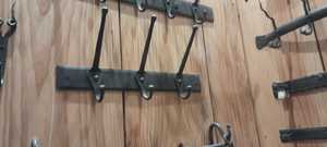 Rustic Cast Iron Double Door Hanger Vintage Metal Decorative <b>Wall</b> <b>Hook</b> Heavy Duty Mounted Coat <b>Rack</b> for Garden Home Farmhouse - Product Image 2