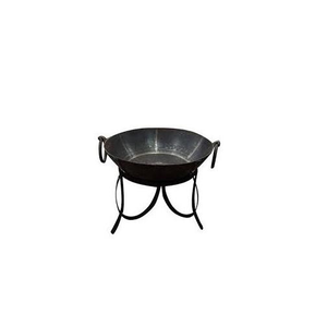 Corten Metal Best Selling Large Fire Pit Outdoor Fire Bowl Garden <b>BBQ</b> Bowl with Stand Decorative Fire Pits - Product Image 2