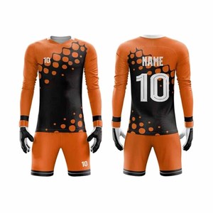 Ensemble de maillot de gardien de but de football personnalisé pour hommes, sublimation, manches longues, tenue de football pour adultes, uniforme d'équipe avec nom et numéro - Product Image 6