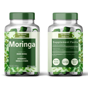 Capsule antioxydante Moringa de haute qualité à prix compétitif poudre de supplément à base de plantes échantillon gratuit conçu pour les adultes mondial - Product Image 3