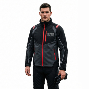 Men <b>Racing</b> Softshell <b>Jacket</b> Lightweight Windproof Waterproof Sports <b>Jacket</b> Outdoor Cycling Motorsport Training <b>Jacket</b> - Product Image 1