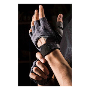 Guantes de ciclismo de medio dedo de alta calidad, transpirables y cómodos, hechos de tela de malla, protección de palma de piel sintética para ciclismo - Product Image 4