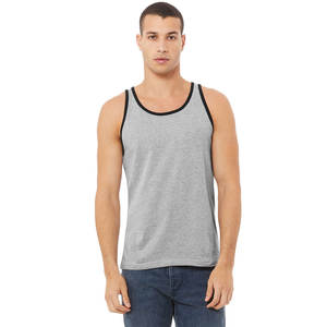 Camiseta Deportiva sin Mangas Transpirable de Secado Rápido para Gimnasio, Chaleco Deportivo para Hombre, Camiseta de Algodón Tejido Personalizable - Product Image 2