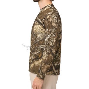 เสื้อยืดพิมพ์ลายพรางผ้าฝ้ายนุ่มน้ำหนักเบาสวมใส่สบายสำหรับสตรีทและชุดลำลองกลางแจ้ง - Product Image 2