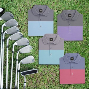 Designer Stylish Men Dry Quick Polyester Spandex Breathable Four-Way Stretch Eco-Friendly Lightweight Custom Golf Polo Shirts - Product Image 5