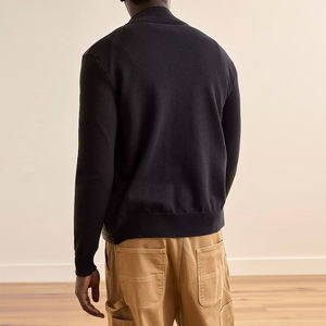 Chaqueta Cárdigan de Invierno para Hombre, Nueva Colección, Cálida y Gruesa, Corte Ajustado, Cuello Alto, Logotipo Frontal, Resistente al Viento, Transpirable, Estilo Urbano - Product Image 3