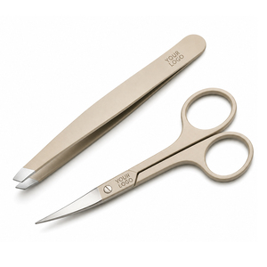 Pinzas Profesionales Premium para Cejas con Punta Inclinada, Acero Inoxidable, Logotipo Personalizado, Herramienta de Precisión para Depilación de Cejas - Product Image 1