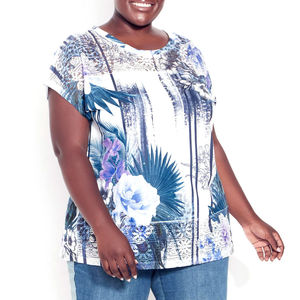 T-shirt à manches courtes pour femme sur mesure, 100% polyester, imprimé par sublimation numérique pour la saison hivernale avec service OEM - Product Image 1