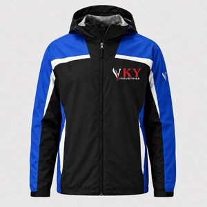 Chaqueta Cortavientos para Hombre con Cierre Frontal, Chaqueta Cortavientos de Poliéster para Hombre, Nuevo Diseño 2026, Logotipo Personalizado, Ligera e Impermeable - Product Image 1