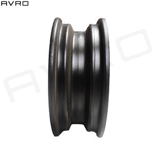 Nouvelles jantes en acier robustes de 14 pouces, noires, haute performance, pour kart et remorque, prix d'usine - Product Image 2