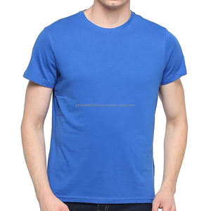 Camisetas de Hombre Lisas de Algodón 100% en Todas las Tallas, Personalizables con Impresión, Cuello Redondo, Hombros Caídos, Estilo Casual 2026 - Product Image 1