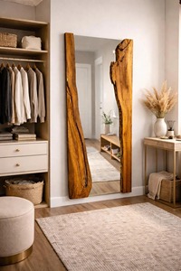 Espejo de Pared de Madera para Cuarto de Niños, Diseño Seguro, Espejo de Pared de Madera para Decoración de Habitaciones Infantiles, Espejo Colgante al por Mayor - Product Image 5