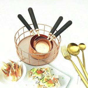 Panier de rangement rectangulaire en métal élégant, organisateur d'étagère robuste - Product Image 5