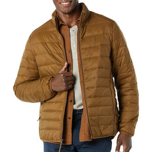 Chaqueta acolchada con capucha para hombre, con forro interior de lana, resistente a la intemperie, para mayor comodidad al aire libre. - Product Image 6