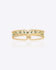 Pulsera Botanica Bloom, Diseño Floral Inspirado en la Naturaleza, Pulsera de Moda con Elegantes Motivos Botánicos, Artesanía Delicada - Product Image 4