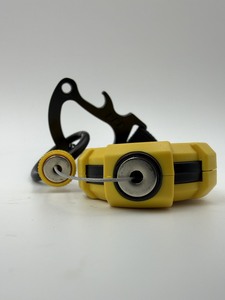 Porte-clés de pêche rétractable automatique robuste en ABS et fil d'acier avec mousqueton, attache anti-perte pour usage extérieur - Product Image 3