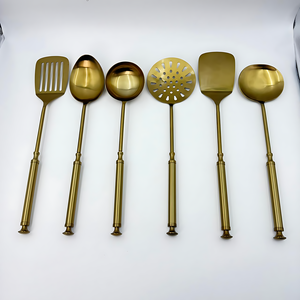 Nuevo Juego de Utensilios de Cocina de 6 Piezas con Soporte, Acero Inoxidable de la Mejor Calidad, Precio al por Mayor, Logotipo Personalizado por R B Overseas - Product Image 5