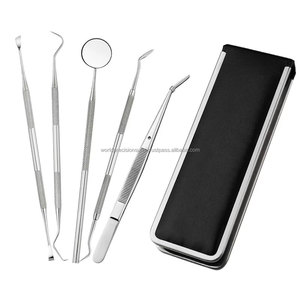 WPS Manual Stainless Steel Tartar Remover Dental Calculus <b>Scraper</b> Probe Ergonomic Grip Teeth Cleaning Oral Care Dentist Hygiene - Product Image 5