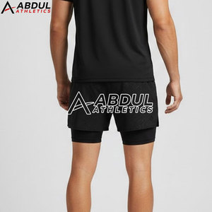 Shorts de sport pour hommes, conçus pour l'entraînement, la course à pied, la gym et les activités sportives, avec tissu respirant. - Product Image 4