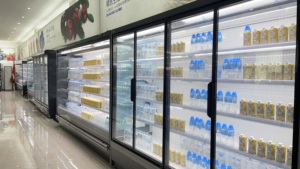 Refrigerador Comercial Multiusos con Enchufe, Refrigerador Vertical <span class=keywords><strong>Abierto</strong></span>, Vitrina Refrigerada para Supermercados - Product Image 2