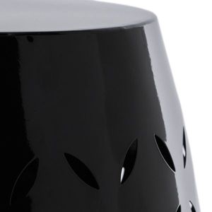 12-Inch Industrial Style Accent <b>Side</b> Table Cylindrical Design End Table for Living Room Family Room Coffee Table for Outdoor Use - Product Image 4