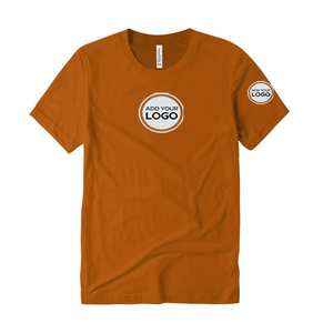 T-shirts vierges personnalisés de haute qualité 52/48 Heather, coupe ajustée style Bella Canvas avec coutures latérales - Product Image 1