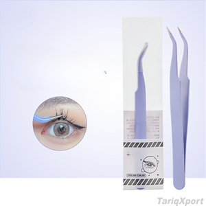 Pince à épiler double embout en acier inoxydable pour sourcils, légère, outil d'extension de cils - Product Image 6