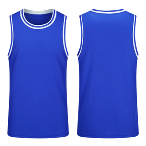 Camiseta de Baloncesto Roja Unisex sin Mangas con Cuello Redondo, Transpirable, Ecológica, de Secado Rápido, de Poliéster, Color Sólido, para Adultos, para Todas las Temporadas - Product Image 2