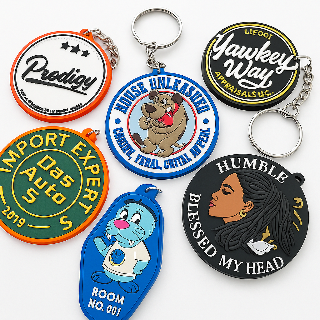 BSCI/CE Certifications Certified Factory 2D/3D Logo Soft Pvc Brand Name Custom Rubber Kawaii Pvc Keychain
