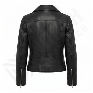 Vente en gros Veste d'hiver légère et respirante grande taille en cuir véritable pour femmes Service OEM personnalisable - Product Image 3