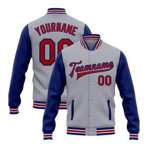 Chaqueta Varsity Clásica Letterman, Cuerpo de Lana, Mangas de Cuero Genuino |   Proveedor OEM de Logotipos Bordados Personalizados - Product Image 2