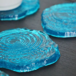 Handmade High Quality Classic Square Eco-Friendly Resin <b>Coasters</b> for <b>Drinks</b> Handcrafted From India - Product Image 1