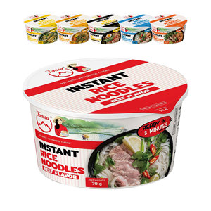 บะหมี่กึ่งสำเร็จรูปรสเนื้อวัวแบบแห้ง ผู้ผลิตส่งออกขายส่ง รับผลิตแบบ OEM แบรนด์ส่วนตัว ได้รับการรับรองฮาลาล/ISO/HACCP - Product Image 1