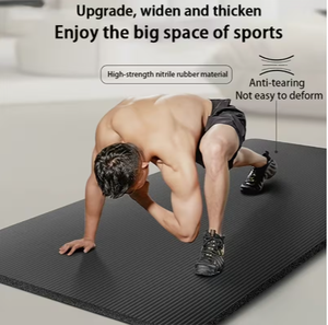 Colchoneta de fitness de alta resistencia para hombre, 183 cm x 80 cm, antideslizante, para entrenamiento en casa - Product Image 5
