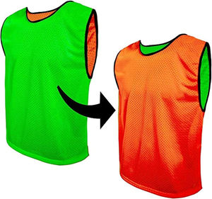 Chalecos de Entrenamiento de Fútbol Ligeros y Transpirables con Estampado, Chalecos Deportivos para Fútbol, Baloncesto y Otros Deportes, Ropa de Equipo 100% - Product Image 4