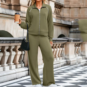 Meilleures ventes de survêtements pour femmes à bas prix, survêtements de couleur unie pour l'automne et l'hiver - Product Image 5