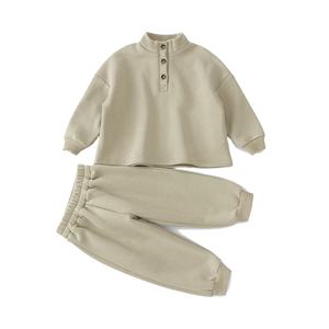 Vente chaude Vêtements de sport pour hommes adultes en deux pièces, couleur unie, écologiques, 100% coton, grande taille, manches longues, à capuche, imprimés - Product Image 5