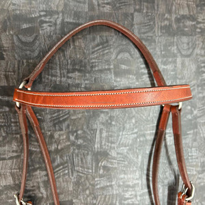 Brida australiana de alta calidad Full Gran cuero de vaca argentino pesado grueso 5mm hebillas de acero inoxidable Riendas de montar - Product Image 3