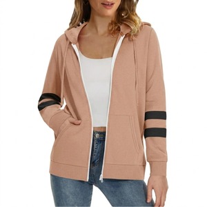 Custom Print Women's <b>Lightweight</b> <b>Hoodies</b> Full Zip up Sweatshirts Pockets Long Sleeve Heavyweight Casual <b>Hoodie</b> for Women - Product Image 1