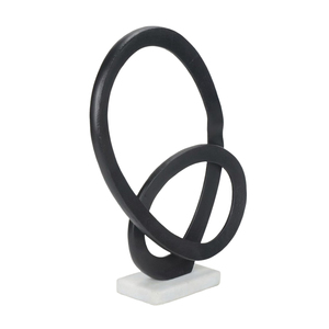 Elegante Escultura de Barco de Aluminio con Acabado Dorado Mate, Escultura Decorativa de Metal Hecha a Mano para Mesa, Hogar Moderno u Oficina - Product Image 2