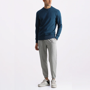 Sudadera de Algodón Tejido para Hombre, Manga Larga, Cuello Redondo, Patrón 3D, Impresión Digital, Ropa Deportiva Casual, Logotipo Personalizado - Product Image 3