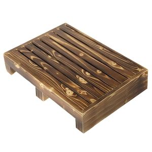 Solid Wood Indoor Outdoor <b>Step</b> <b>Stool</b> Riser with Non Slip Top and Feet Mobility Assistance Platform 18 x 13 x 3.5 Inch - Product Image 5